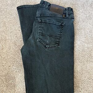 Lucky Brand Men's Faded Black Straight Jeans
